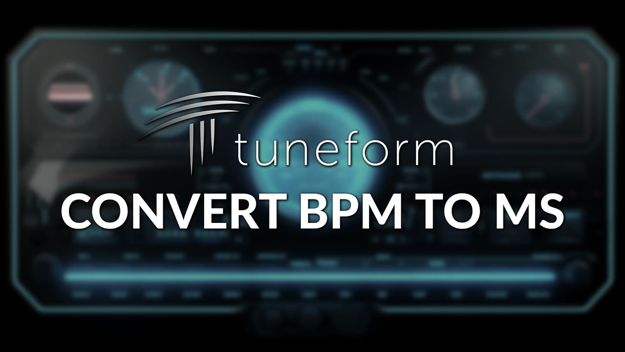 Tempo BPM to MS Calculator | Tuneform