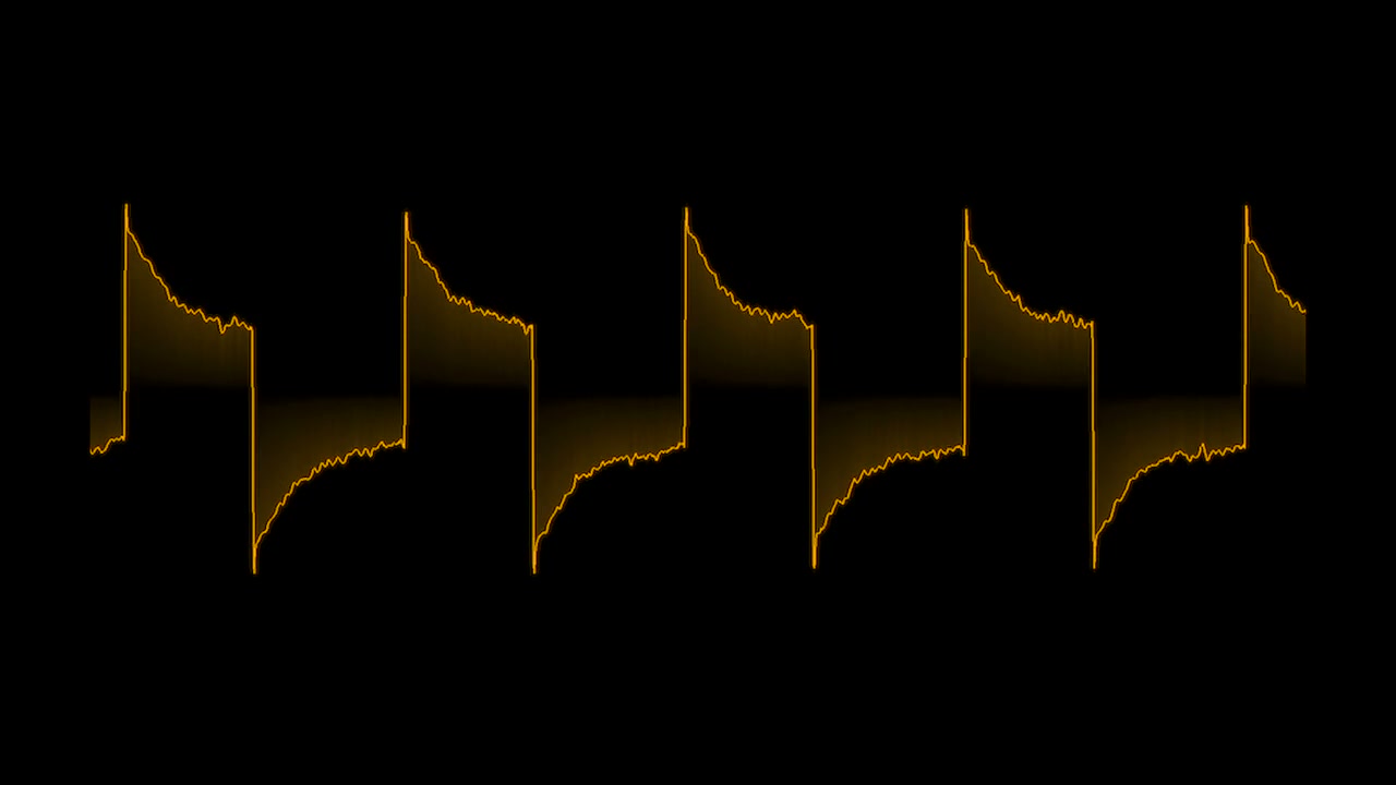 FlexScope displaying stabilized waveforms